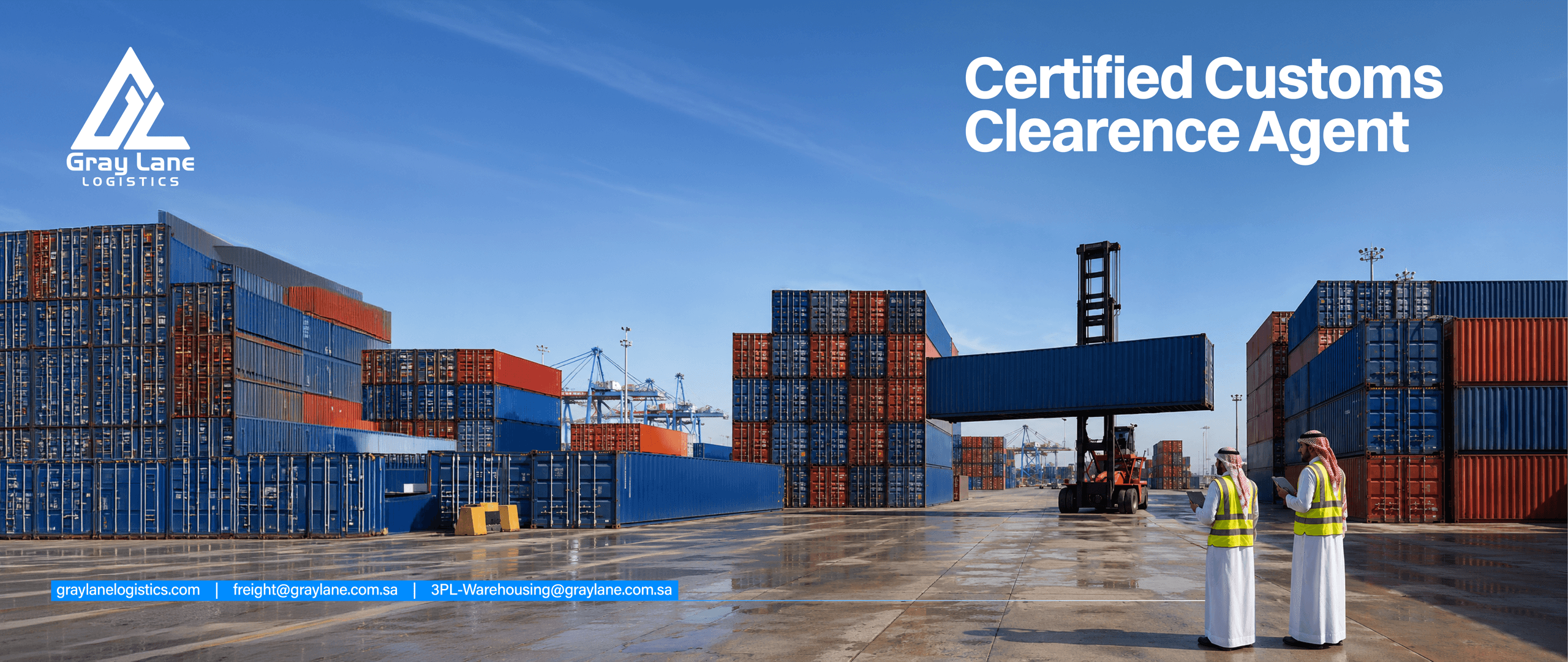 Gray Lane Logistics certified customs clearance agent
