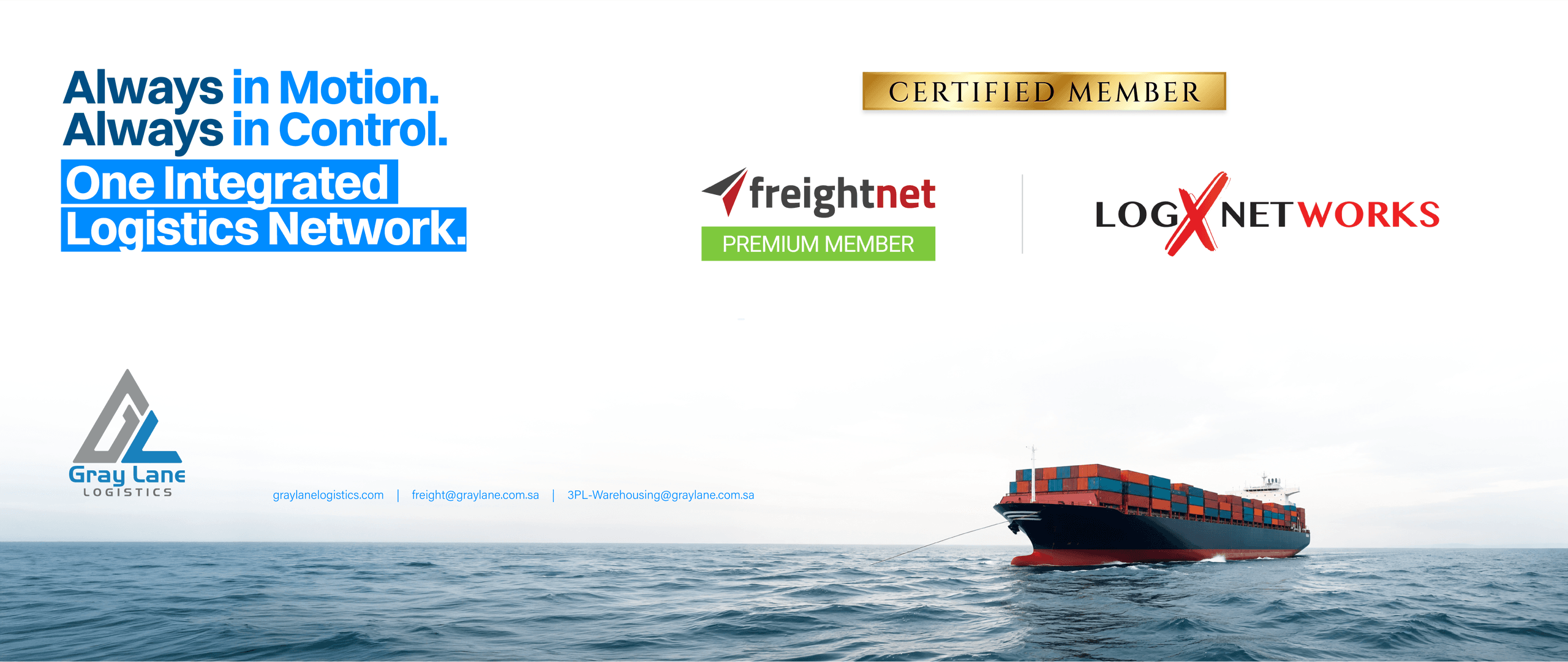 Gray Lane Logistics LOGX Networks and Freightnet memberships